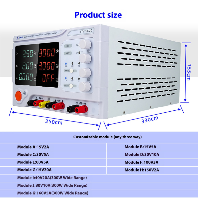 Alimentatore lineare da tavolo - Dual Channel Linear Power Supply 30V 5A recensione e prezzo